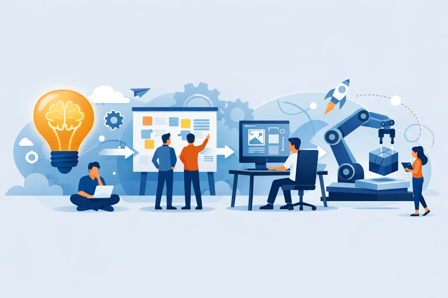 How an Idea to Prototype Workflow Really Works